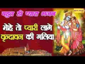 मोहे तो प्यारी लागे वृंदावन की गलियां भजन लिरिक्स