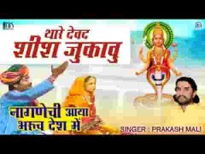 निव निव माँ थाने शिश झुकाऊं म्हाने दर्शन दो नागणेची माँ