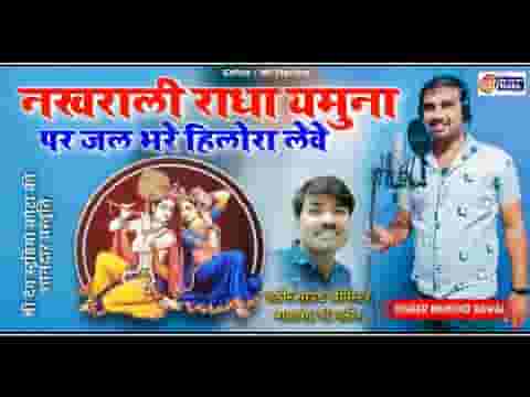 नखराली राधा यमुना पे जल भरे हिलोला लेय