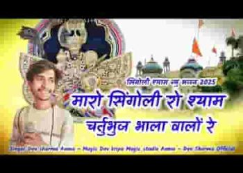 म्हारो सिंगोली रो श्याम चतुर्भुज भाला वालो रे