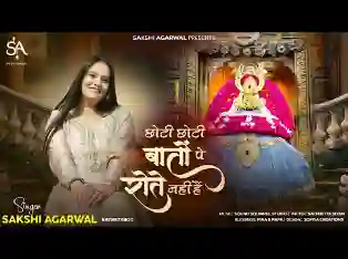 छोटी छोटी बातों पे रोते नहीं है