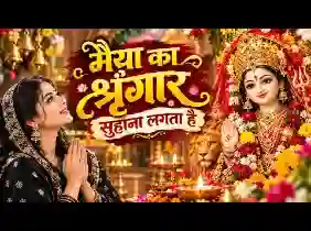 मैया का श्रृंगार सुहाना लगता है लिरिक्स